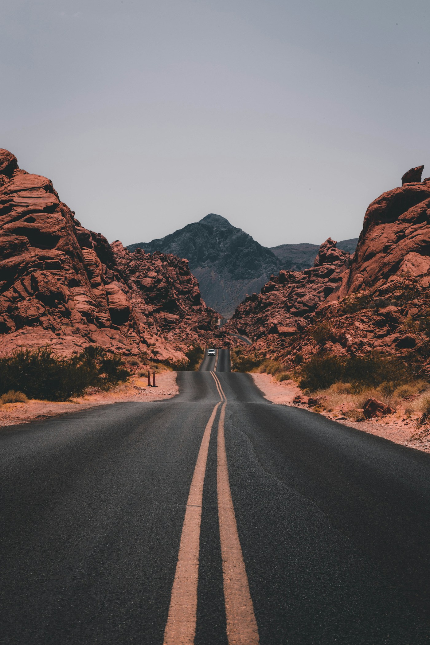Open landscape and a winding route toward the horizon, representing purposeful digital progress